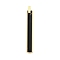 304 Stainless Steel Enamel Pendants, Ion Plating(IP), Column Charms, Golden, 40x6x5mm, Hole: 4x4mm