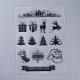 シリコーン切手  DIYスクラップブッキング用  装飾的なフォトアルバム  カード作り  スタンプシート  透明  160x110x3mm DIY-L036-D02-2