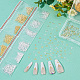 PandaHall Elite About 1200Pcs 12 Style Alloy Cabochons FIND-PH0006-94-6