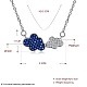 925 подвесные стерлингового серебра ожерелья NJEW-BB30057-2