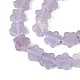 Нити бусин из натурального лавандового аметиста G-N257-24A-11-4