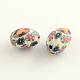Handmade Polymer Clay Oval Beads CLAY-Q219-005-2