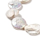 Fili di perle di keshi di perle barocche naturali PEAR-E016-013-3