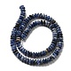 Fili di perle di diaspro macchia blu naturale G-Z030-A01-01-2