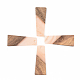 Opaque Resin & Walnut Wood Pendants X-RESI-S389-040A-C02-1