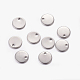 304 Stainless Steel Stamping Blank Tag Pendants STAS-Q056-2
