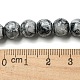 Brins de perles de verre peints par pulvérisation opaques GLAA-XCP0001-29-5