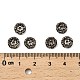 Латунные бусины разделители для поставки стразов RB-A014-L8mm-01B-3