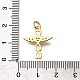 Латунные микро проложить кубического циркония подвески KK-B128-11G-03-3