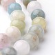 Perline Morganite naturale fili di perline rotonde G-F261-22-6mm-1