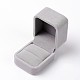 Square Velours Ring Jewelry Boxes OBOX-F002-31B-2