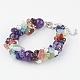 Bracelets de chakra pierres précieuses perles BJEW-JB02568-1