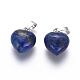 Naturales lapis lazuli colgantes G-J386-H12-2