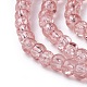 Chapelets de perles en verre craquelé GLAA-F098-02A-04-3