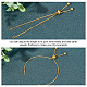 NBEADS 12 Pcs Slider Chain Bracelets KK-NB0002-62-4