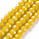 Electroplate Glass Beads Strands EGLA-A034-P3mm-A07-1