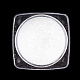メタリックミラーホログラフィック顔料クロームパウダー  ネイルアートジェルポリッシュマニキュアデコレーション用  ライトシアン  29.5x29.5x14.5mm MRMJ-S015-010C-2