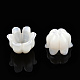 Bouchons de perles de coquillage blanc naturel SSHEL-N032-58B-3