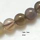 Chapelets de perles en agate naturelle du Botswana G-G212-4mm-01-1