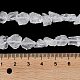 Hebras de perlas de cuarzo cristal natural bruto en bruto G-B065-C12-5