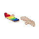 Colgantes de esmalte de aleación de orgullo de color arcoíris ENAM-K067-21-5