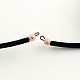 Collier en argile polymère branchés et des bracelets ensembles de bijoux: avec des perles en verre et de silicone et les accessoires en fer SJEW-Q017-4
