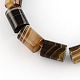 Natural Striped Agate/Banded Agate Bead Strands G-R178-1