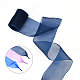 Gorgecraft 6 Paar 6 Farben flache transparente Polyester-Chiffon-Schnürsenkel DIY-GF0004-49A-4