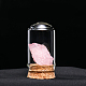 Decorazione del display in quarzo rosa grezzo naturale G-PW0007-070C-1
