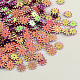 Accesorios del ornamento abalorios paillette forma de flor de plástico X-PVC-Q015-A89-1