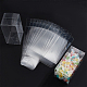 Nbeads 24 Stück transparente PVC-Box CON-NB0002-15B-4