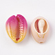 Sprühfarbe Kaurimuschel Perlen SHEL-S274-01B-2