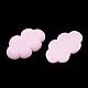 手作り樹脂クレイカボション  言葉の天使と雲します。  ピンク  24~26x15~16x5mm CLAY-T013-11C-2