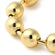 Rack Plating Brass Ball Chain Bracelets BJEW-G676-01E-G-2