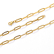 Colliers chaîne trombone en acier inoxydable pour femmes KC1989-3