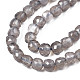 Natural Grey Agate Beads Strands G-S359-373-3