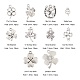 100 pièces 10 styles pendentifs en alliage de style tibétain TIBEP-CJ0001-51-3