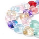 Transparent perles de verre brin GLAA-F112-03H-4