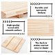 Wooden Clay Board Mat Mud Board WOOD-WH0030-68-4