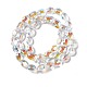 Chapelets de perles en verre à facettes EGLA-E030-01F-2