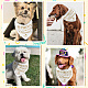 Foulard de chien en coton AJEW-WH0503-002-6