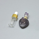 Colgantes de botella de perfume abribles de amatista natural (tamaño aleatorio) G-E556-10A-1