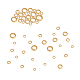UNICRAFTALE 5 Sizes Golden Spacer Beads 100pcs 3-6mm Rondelle Spacer Beads Stainless Steel Loose Beads Smooth Surface Beads Finding for DIY Bracelet Necklace Jewelry Making STAS-UN0001-81G-7