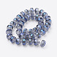 Chapelets de perles en verre électroplaqué EGLA-E051-FR10mm-B01-2
