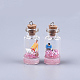 Verre souhaitant bouteille décorations pendentif GLAA-S181-01E-2