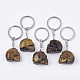 Natural Tiger Eye Keychain G-S336-75A-1
