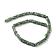 Natürliche grüne Fleck Jaspis Perlen Stränge G-Q1008-B04-2