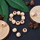 PandaHall 300 Pcs 14mm Natural Unfinished Wood Spacer Beads Large Hole Round Ball Wooden Loose Beads for Crafts DIY Jewelry Bracelet Making Christmas Decoration WOOD-PH0009-04D-8