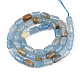 Нити из натурального голубого кальцита G-G980-53A-3