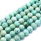 Natürliche peruanische türkisfarbene (Jaspis) Perlenstränge G-E561-11-10mm-AA-1